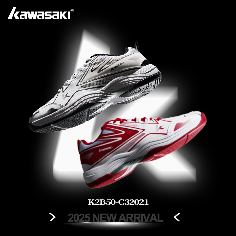 Badminton Footwork - Kawasaki 2025 Keluaran Baru Sepatu Bulu