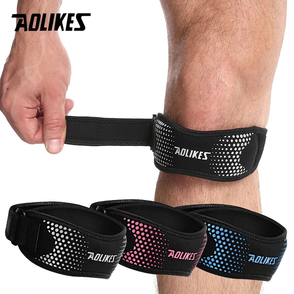 Knee Brace Badminton - AOLIKES 1 Buah Bantalan Lutut Dapat