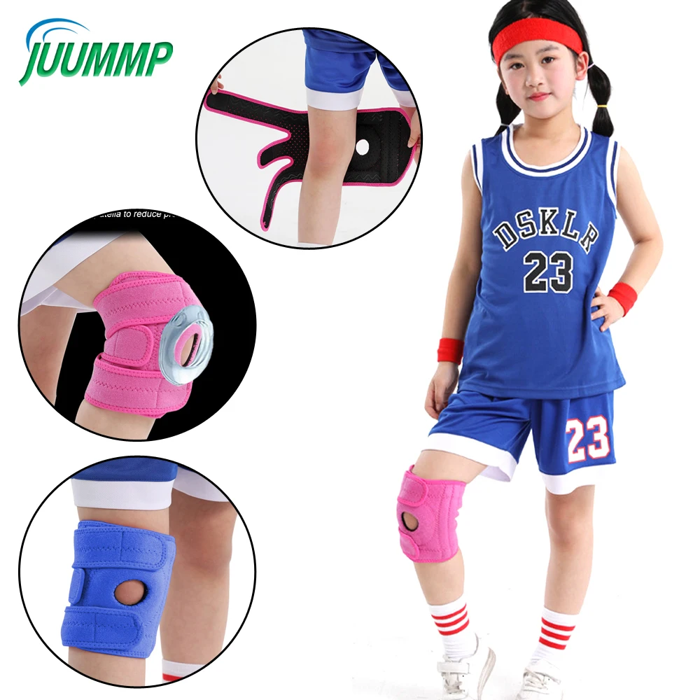 Knee Brace Badminton - 1 Buah Penjepit Lutut Neoprene Anak-anak,
