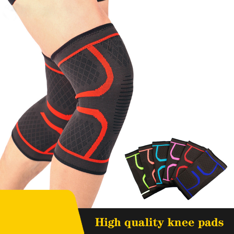 Knee Brace Badminton - Bantalan pelindung lutut nilon elastis untuk