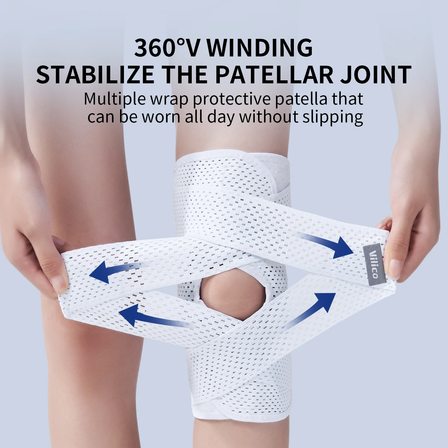 Knee Brace Badminton - Bantalan Lutut Olahraga Luar Ruangan Musim