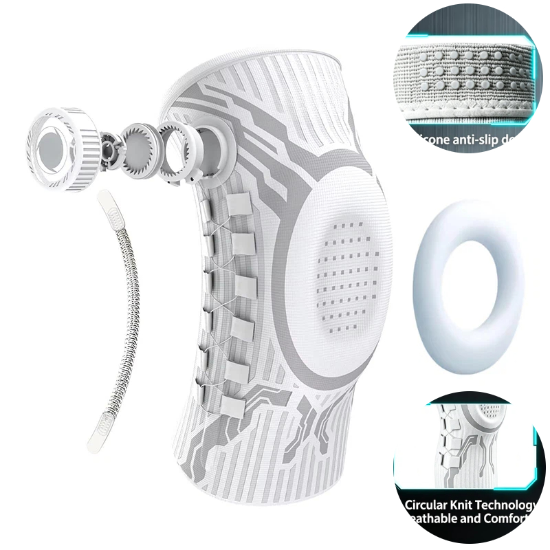 Knee Brace Badminton - Penyangga Lutut dengan Kenop yang Dapat