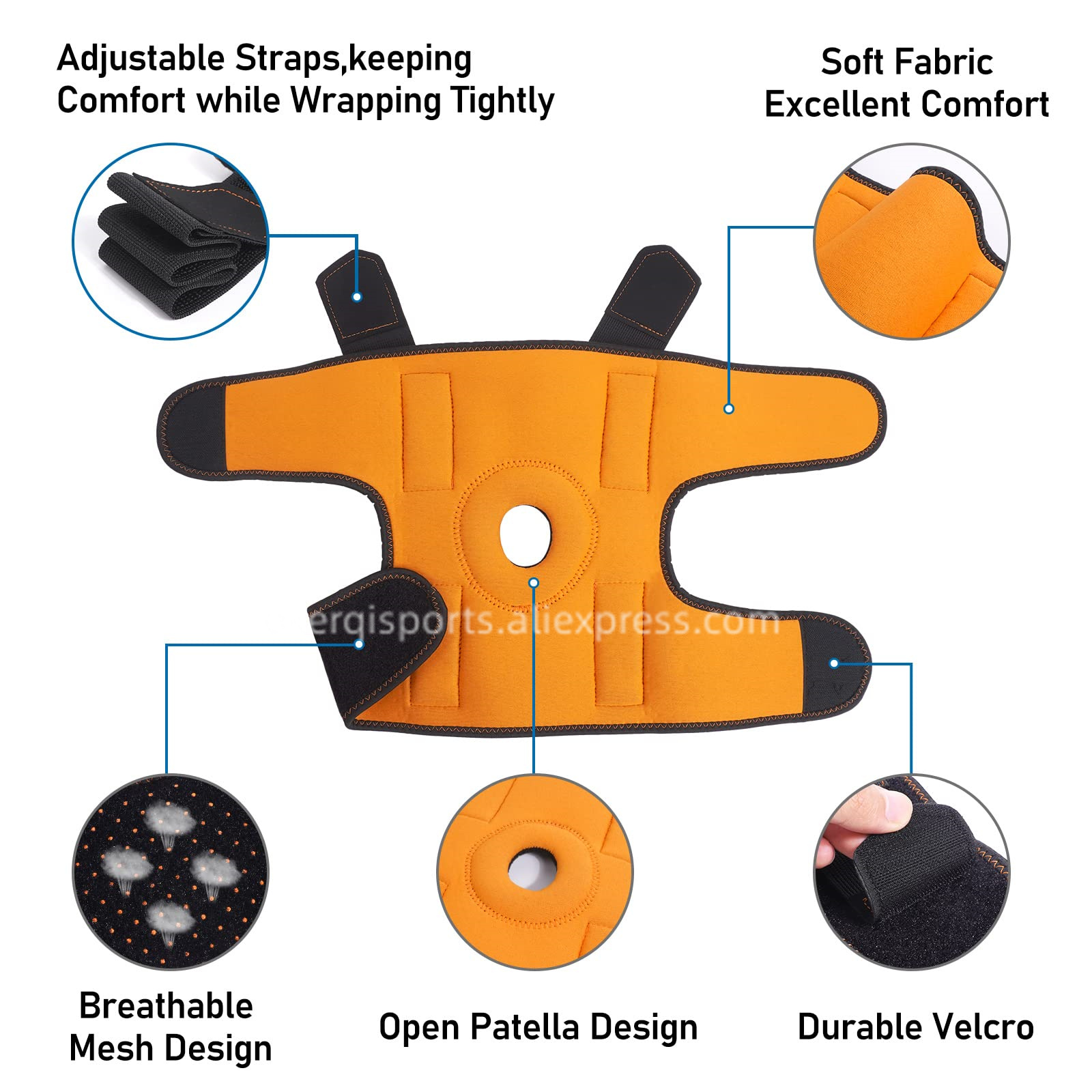 1 buah penyangga lutut untuk a - Knee Brace Badminton ulasan dan harga