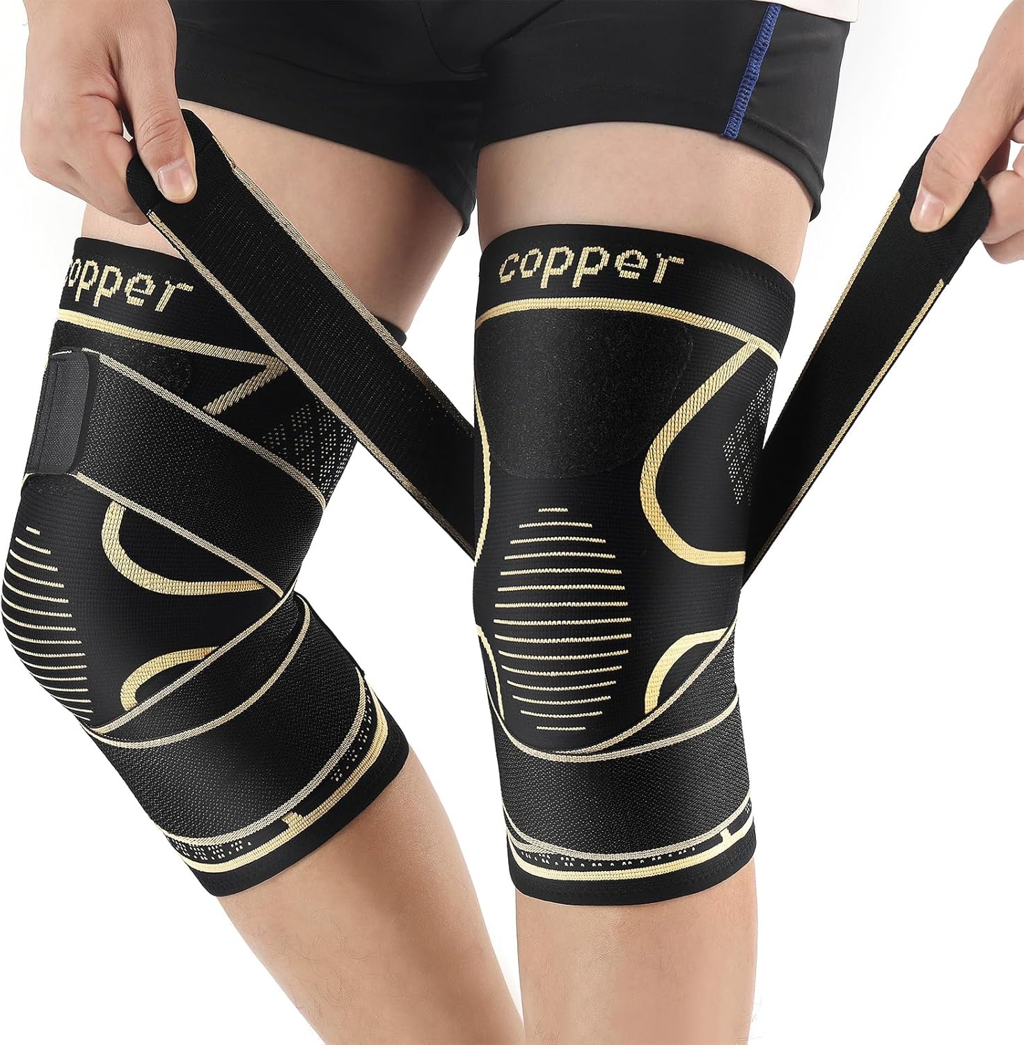 Penyangga Lutut Tembaga dengan - Knee Brace Badminton ulasan dan harga