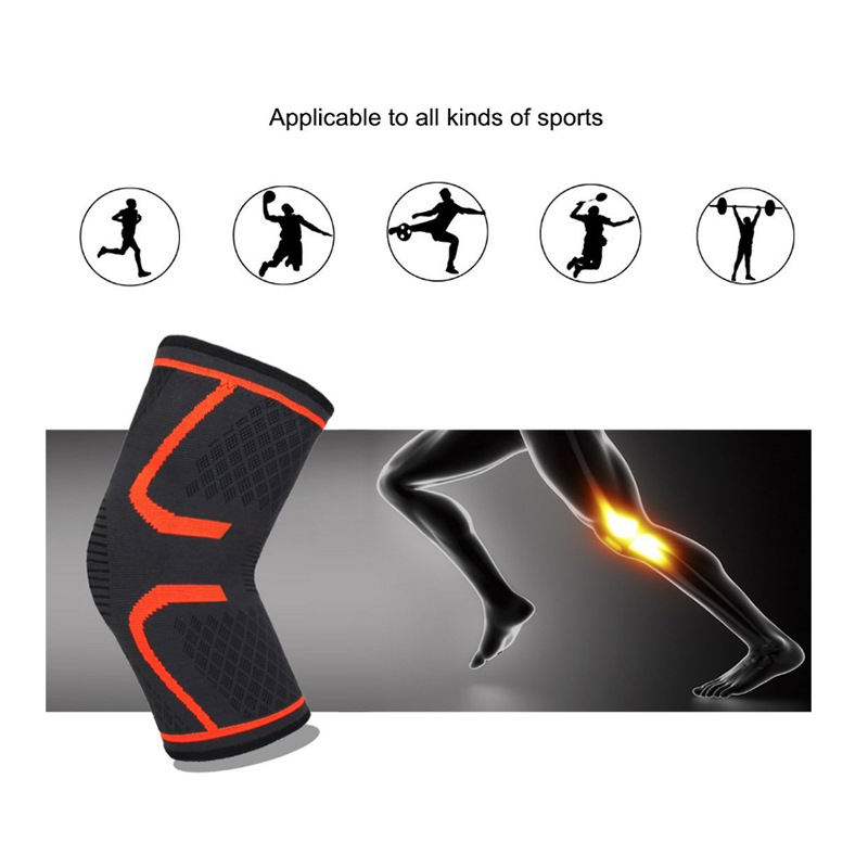 Bantalan pelindung lutut nilon - Knee Brace Badminton ulasan dan harga