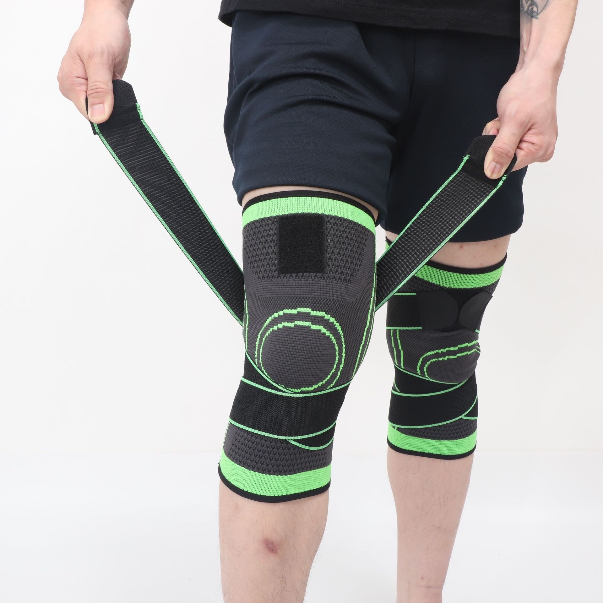 1 Buah Penyangga Lutut Gym, Pe - Knee Brace Badminton ulasan dan harga