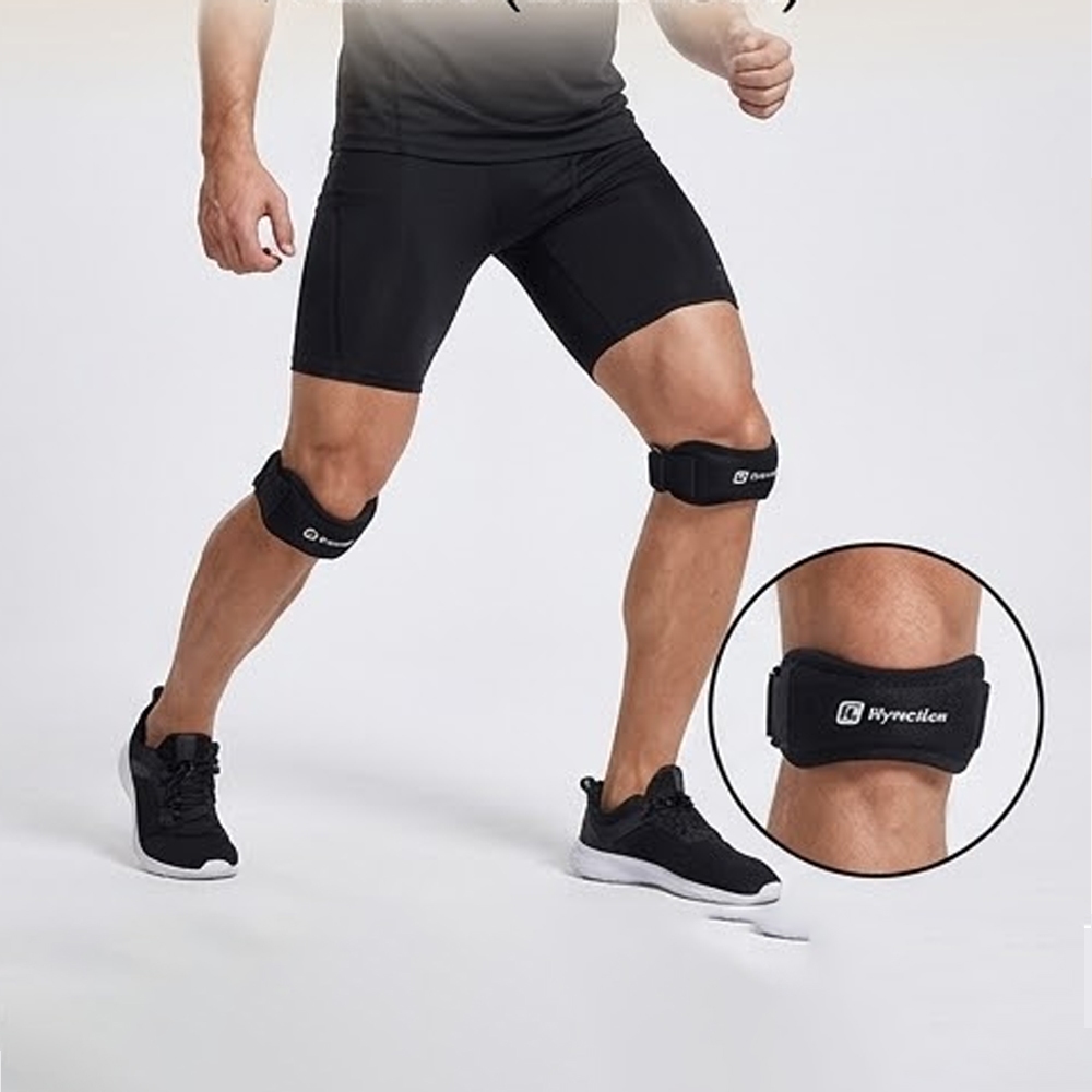 2 Buah Penyangga Lutut Tendon  - Knee Brace Badminton ulasan dan harga