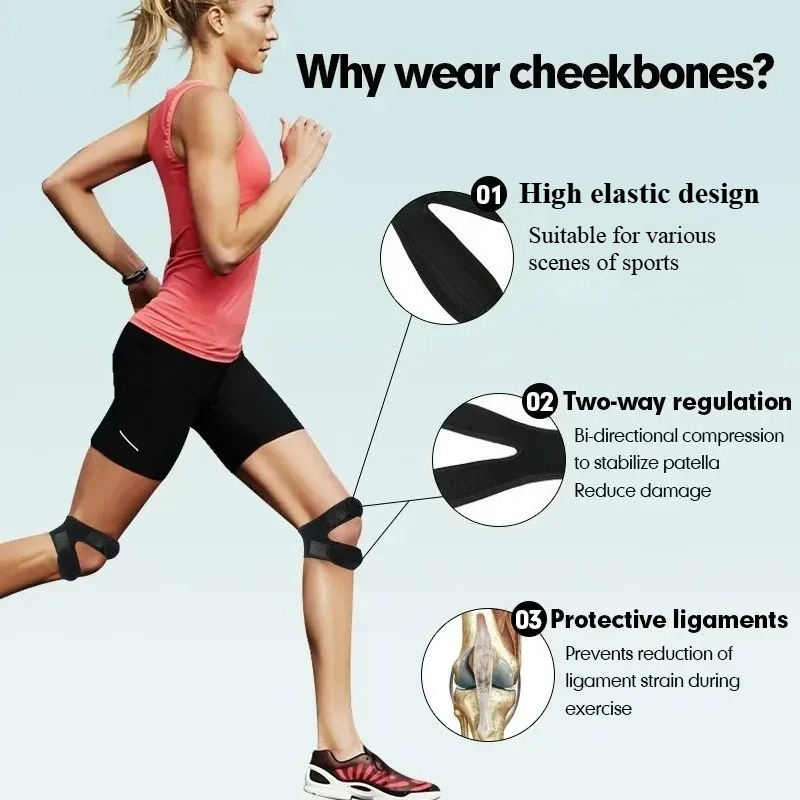 Penyangga Lutut Elastis dengan - Knee Brace Badminton ulasan dan harga