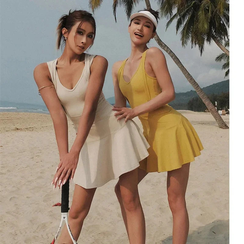 Gaun Tenis Wanita Tanpa Lengan - Badminton Youtube ulasan dan harga